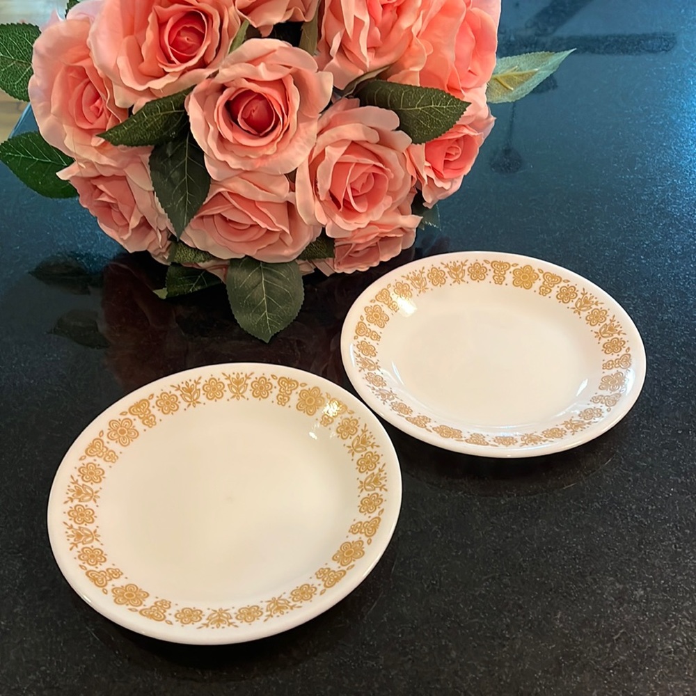 "Butterfly Gold" Bread & Butter Plate (Corelle) by CORNING